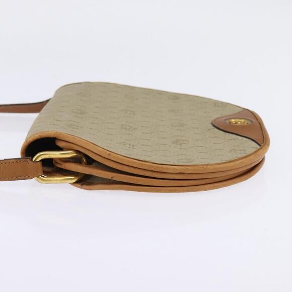 DIOR Honeycomb Canvas Shoulder Bag Pvc Beige Gold - Picture 4 of 12